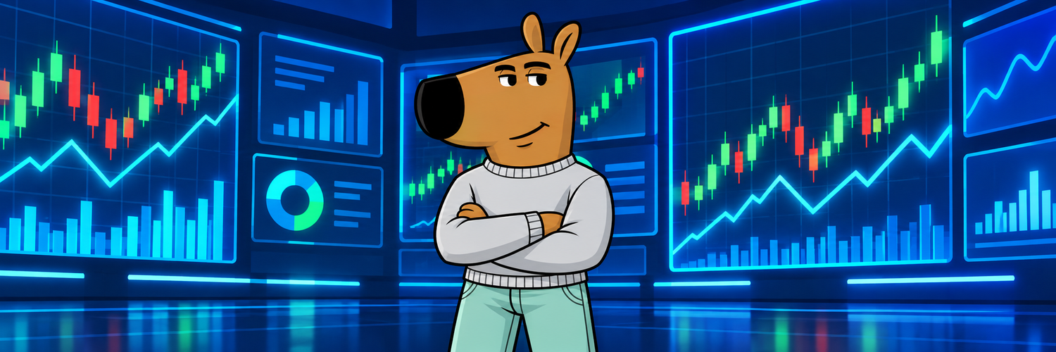 Chill Season character standing in a neon market room